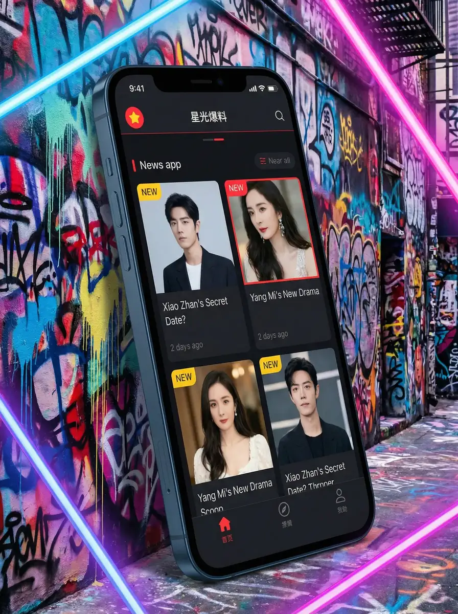 小米和爷爷系列第5章 APP界面展示 - 掌上吃瓜神器